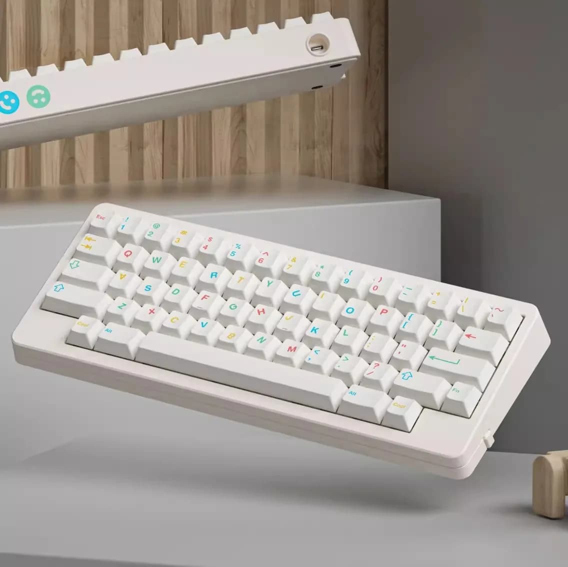 130 tasti COOLKIDS Tastiera Keycap Cherry Profilo ABS Double Shot Copritasti per Cherry Gateron MX Interruttori Tastiera da gioco meccanica