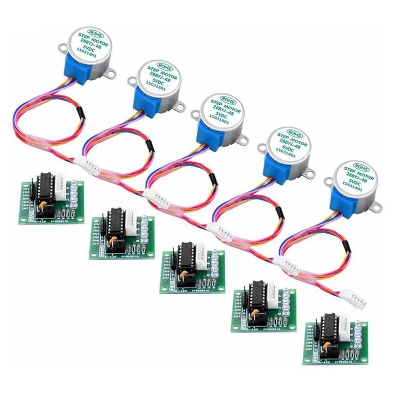 3/50Set 28BYJ-48 ULN2003 5V Stepper Motor + ULN2003 Driver Board Suitable for Arduino Driver Test Module Stepper Motors DIY Kit