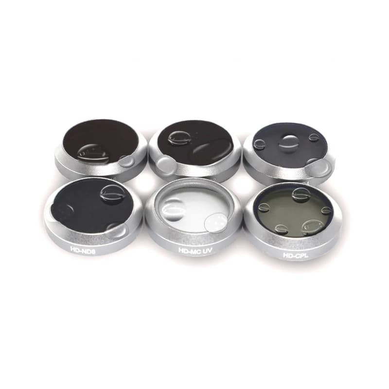 Drone Filtro MC UV ND 4 ND 8 ND16 ND32 CPL lens Filter Per dji mavic 2 zoom drone Accessori argento