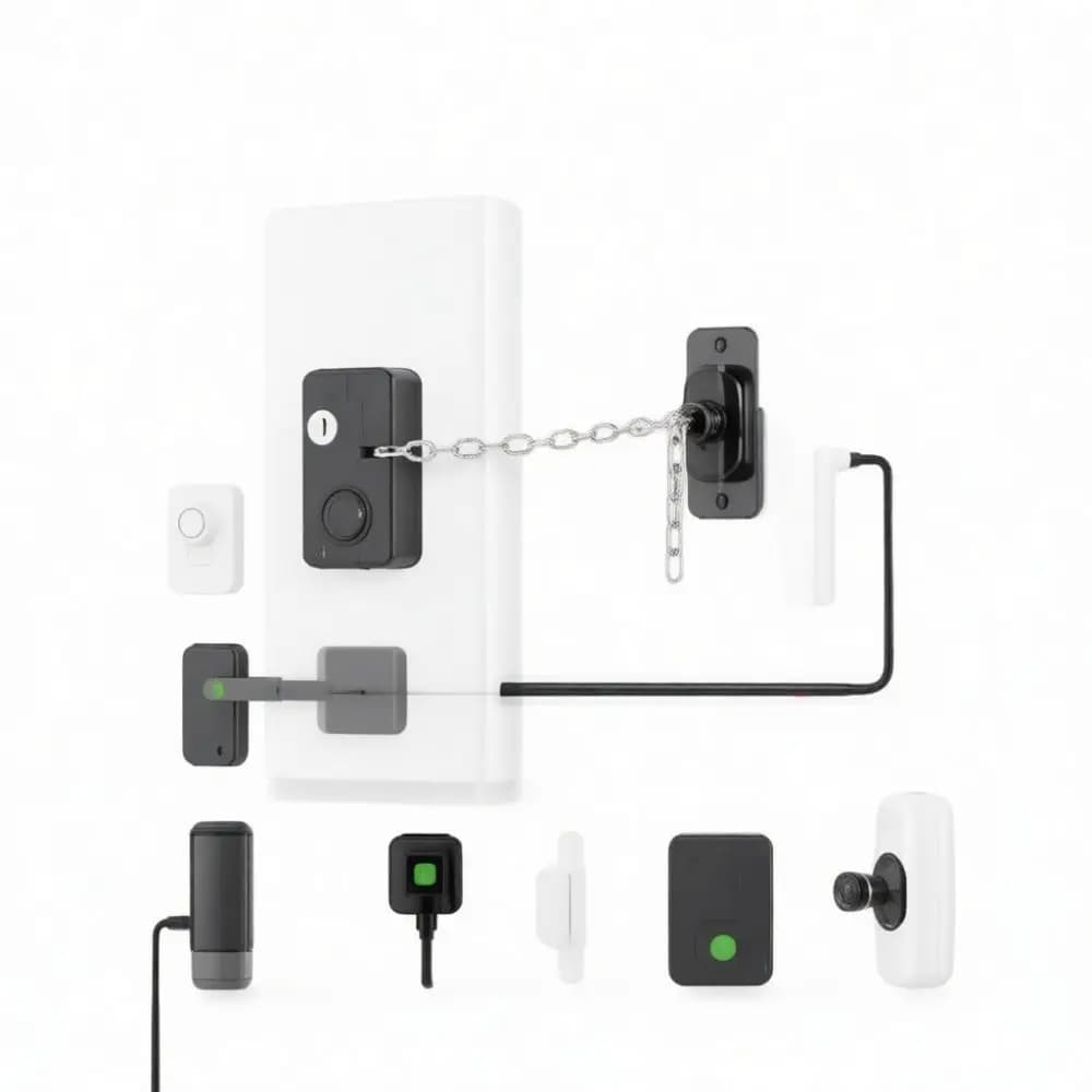 Invisible Electronic Drawer Lock NFC Phone Unlock Smart Cabinet Latch RFID Security Wardrobe File Privacy Access Lock
