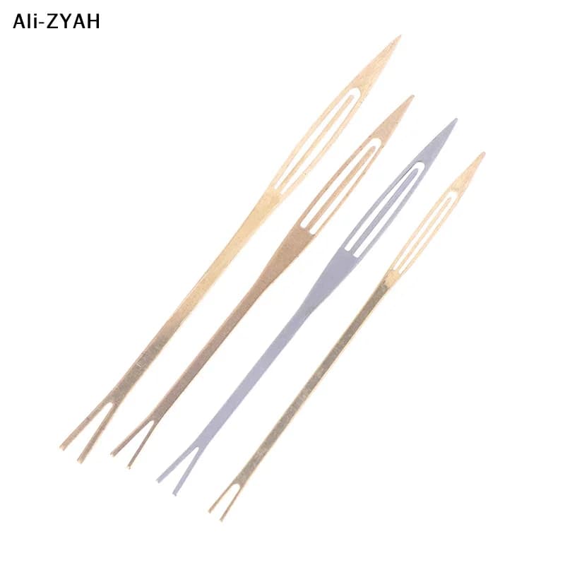 (YY) 2Pz/8Pz 2025 Nuove Aghi per Riparazione Reti da Pesca, Lavorazione a Maglia, Navette Antiruggine, Accessori per Reti da Pesca