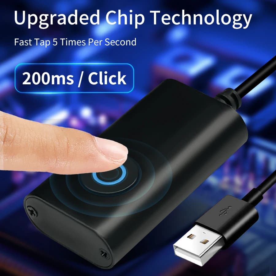 Simulatore di movimento del mouse, dispositivo anti-sospensione per PC/laptop, mouse virtuale che si muove automaticamente, nessun software richiesto, plug and play