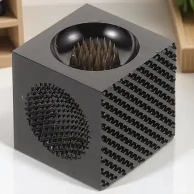 Premium Metal Cue Tip Shaper Burnisher and Scuffer Tool for Pool Billiards Snooker Players Portable Reusable Tip Shaping and