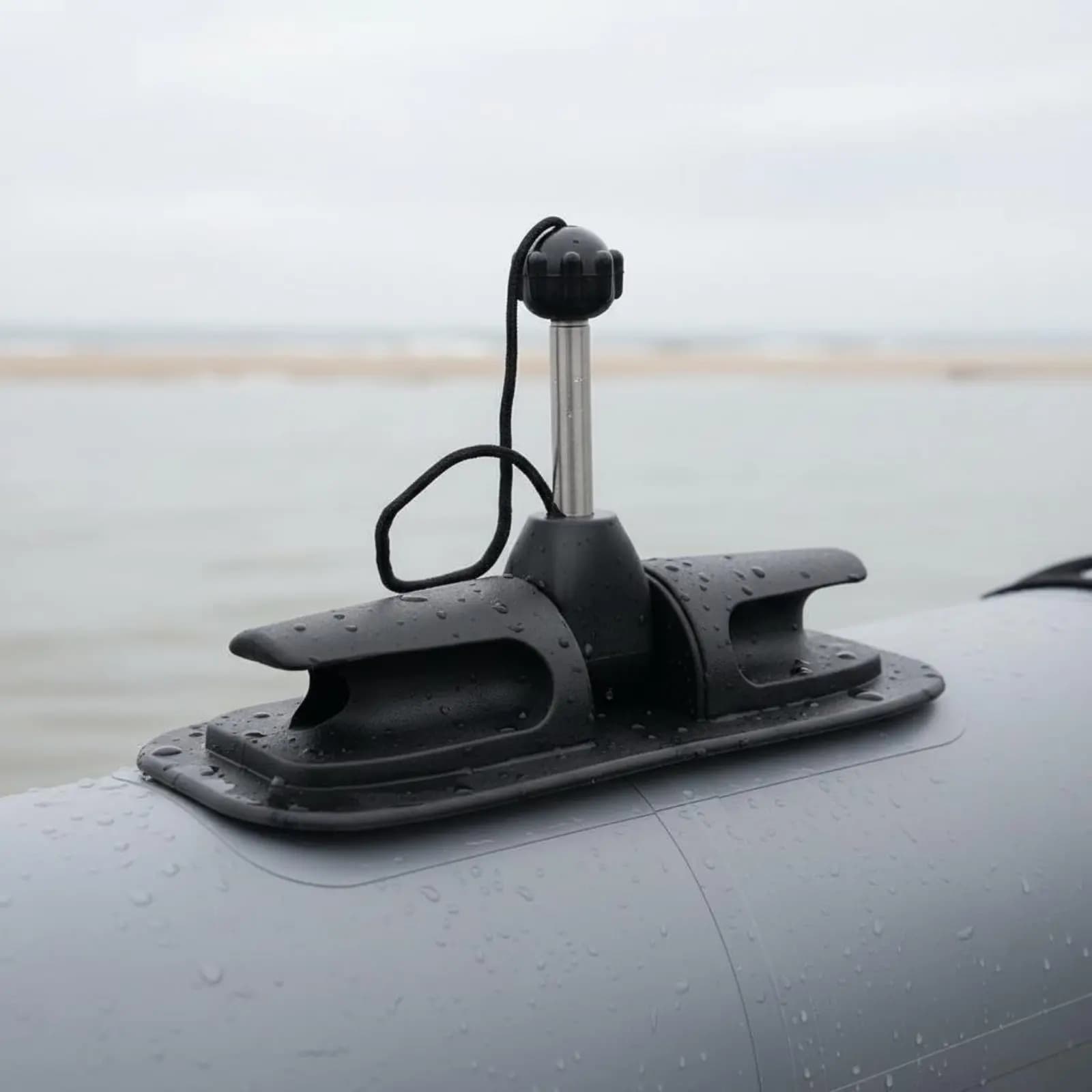 Inflatable Boat Oar Lock Easy Install Inflatable Boat Oarlock Mount Kayak Paddle Holder Stick-on Holder Wear-Resistant