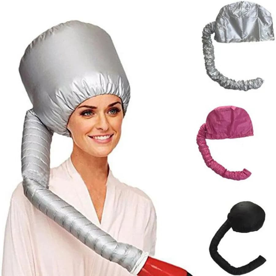 1 piece of electric hair dryer hood, which can be connected to the hair dryer, heater hood for bathroom hairdryer
