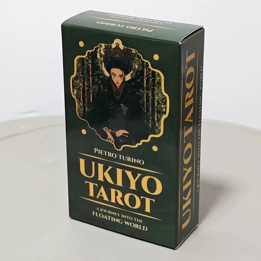 Ukiyo Tarot Deck (78 Cards) – 10.3*6cm A Journey Into The Floating World | Aesthetic Anime & Vintage Art Style Tarot Cards