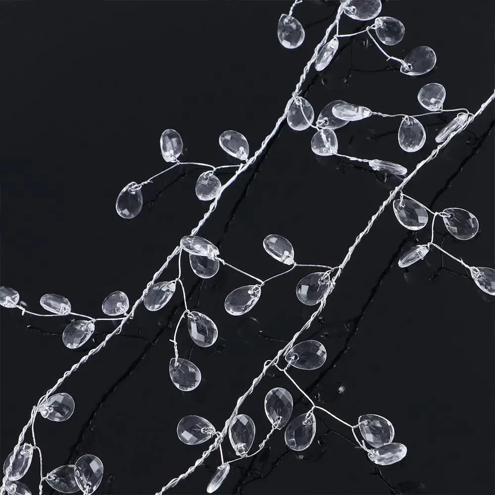 DIY Transparent Gocce Copricapo String Wedding Decoration beads garland Crystal beads curtains with diamond beads