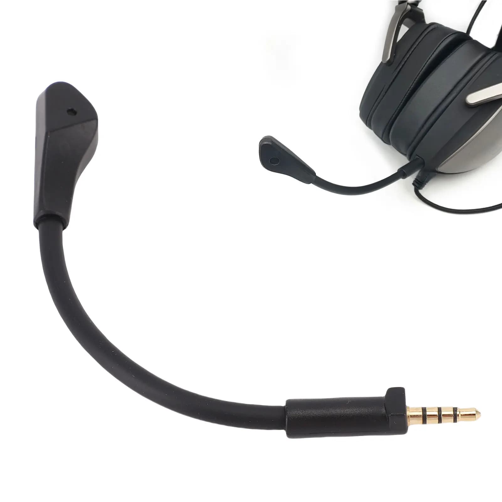 3.5 mm Detachable Microphone 3.5 mm Detachable Microphone 3.5 mm Replacement microphone for noise reduction of ROG Delta S gaming headphones
