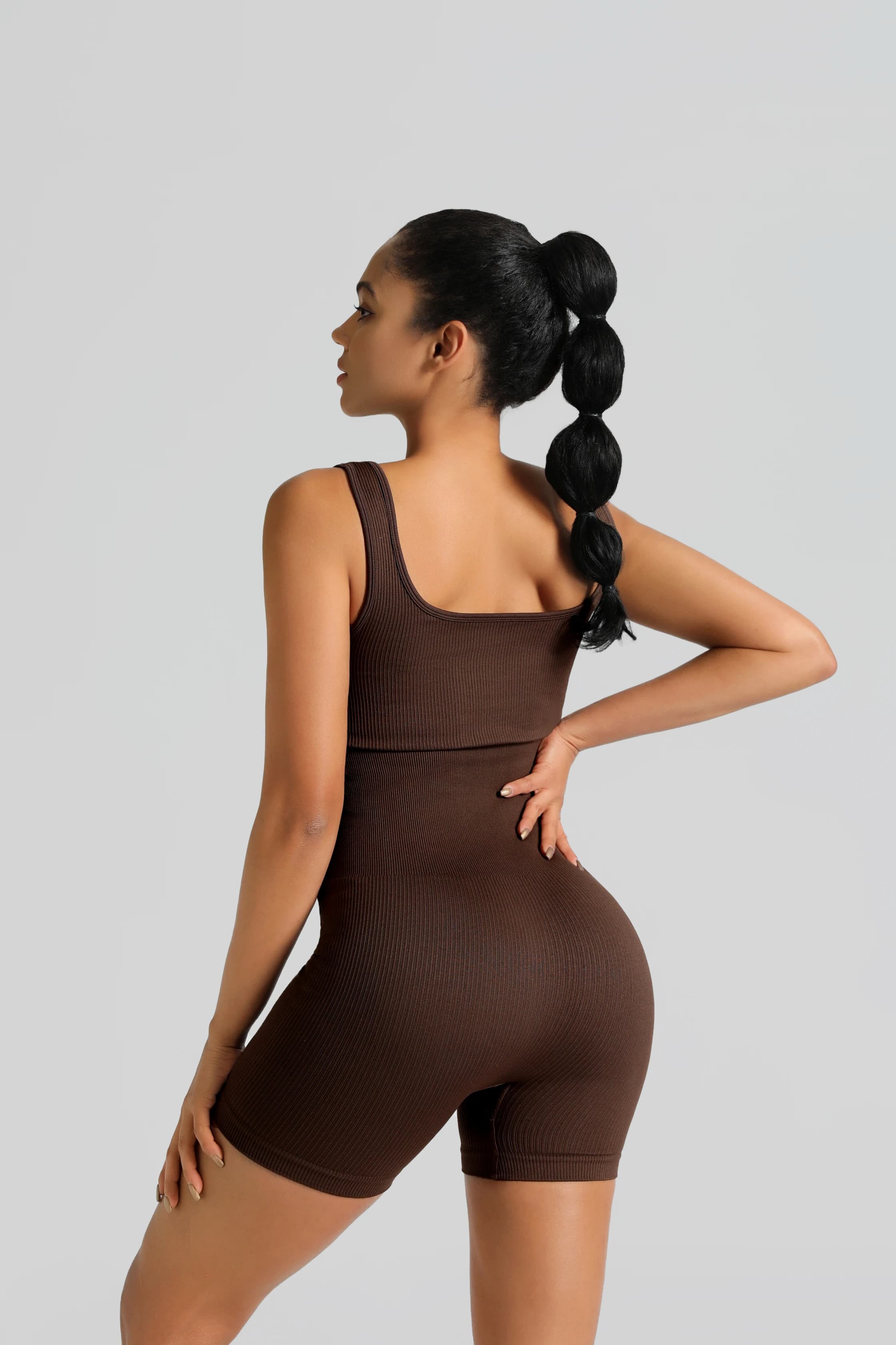 Yoga Body for Women - High Waist Shorts with Control Bread, Unitard Without Sewings for Gym, Pilates, Yoga Estivo and Hot Yoga