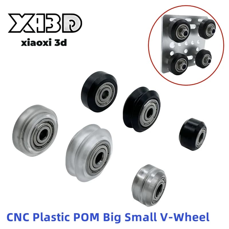 1/5/10PCS POM Plastic Wheel Bearing Small Pulley Small V-Slot Models 625ZZ 625RS MR105zz Bearing Gear For 3D Printer Parts Openbuild