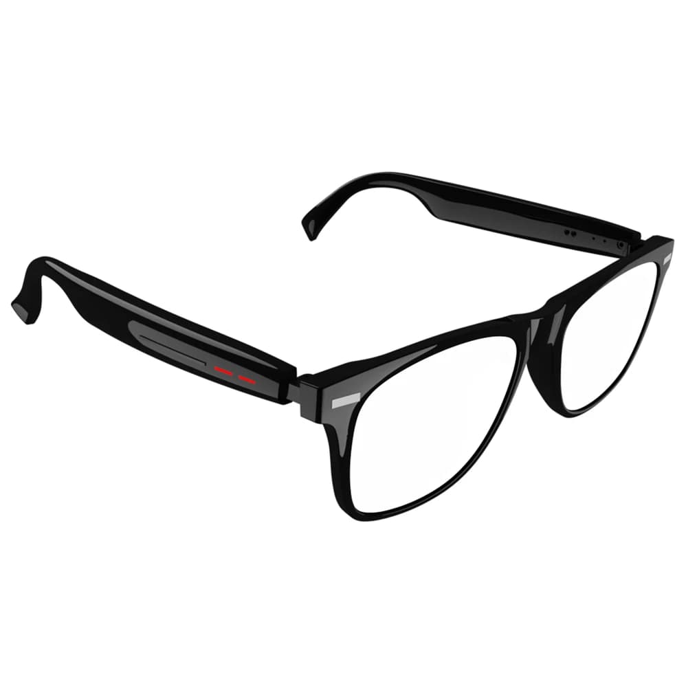 AI Smart Glasses Voice Assistant Camera Glasses Remote Riprese Outdoor Sports Glasses with Camera Microphone and Speakers with Open Ear Sound