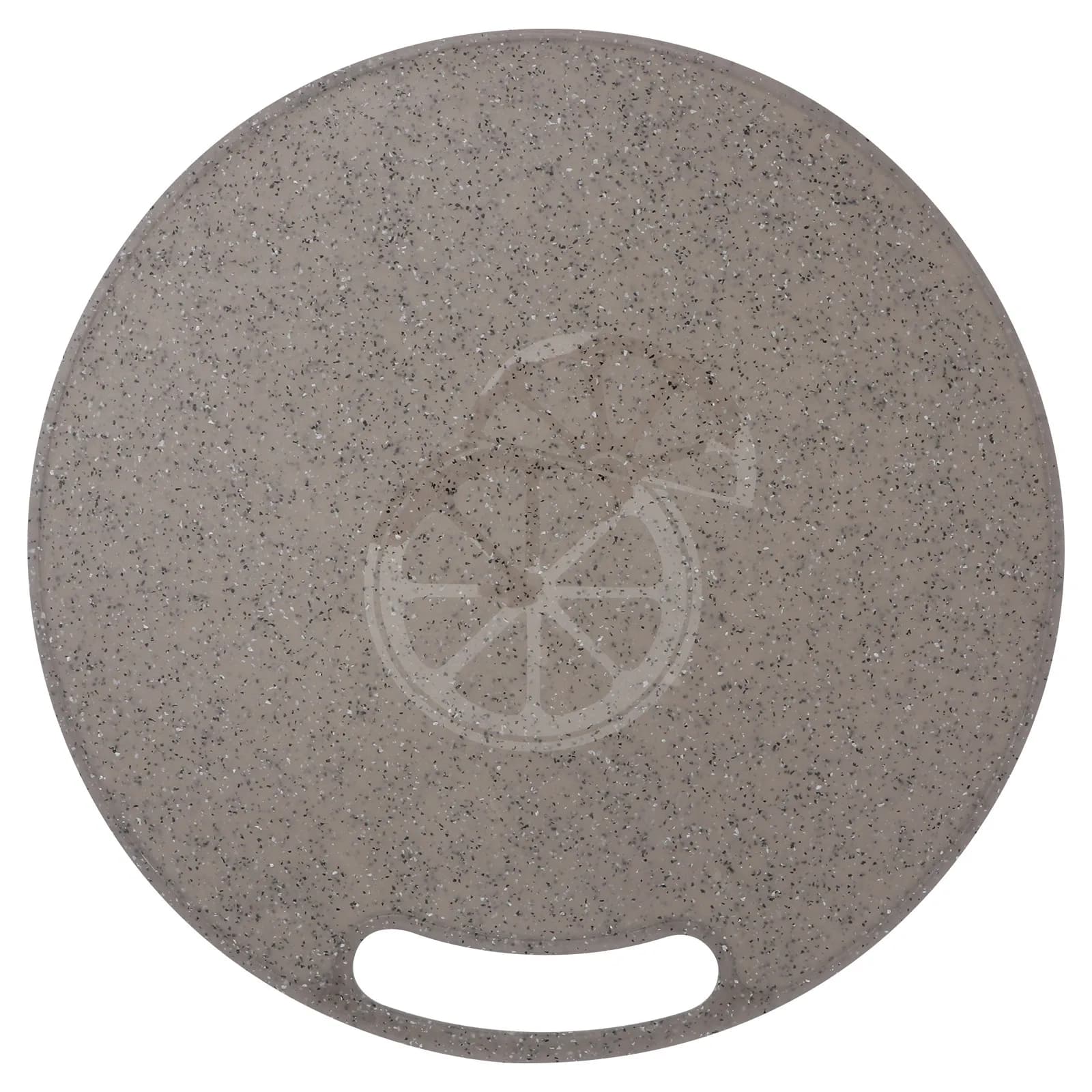 Tagliere in Plastica Imitazione Marmo, 31 Cm, Design Rotondo Antiscivolo per Verdure, Frutta, Pane, Pizza, Sushi, Formaggio