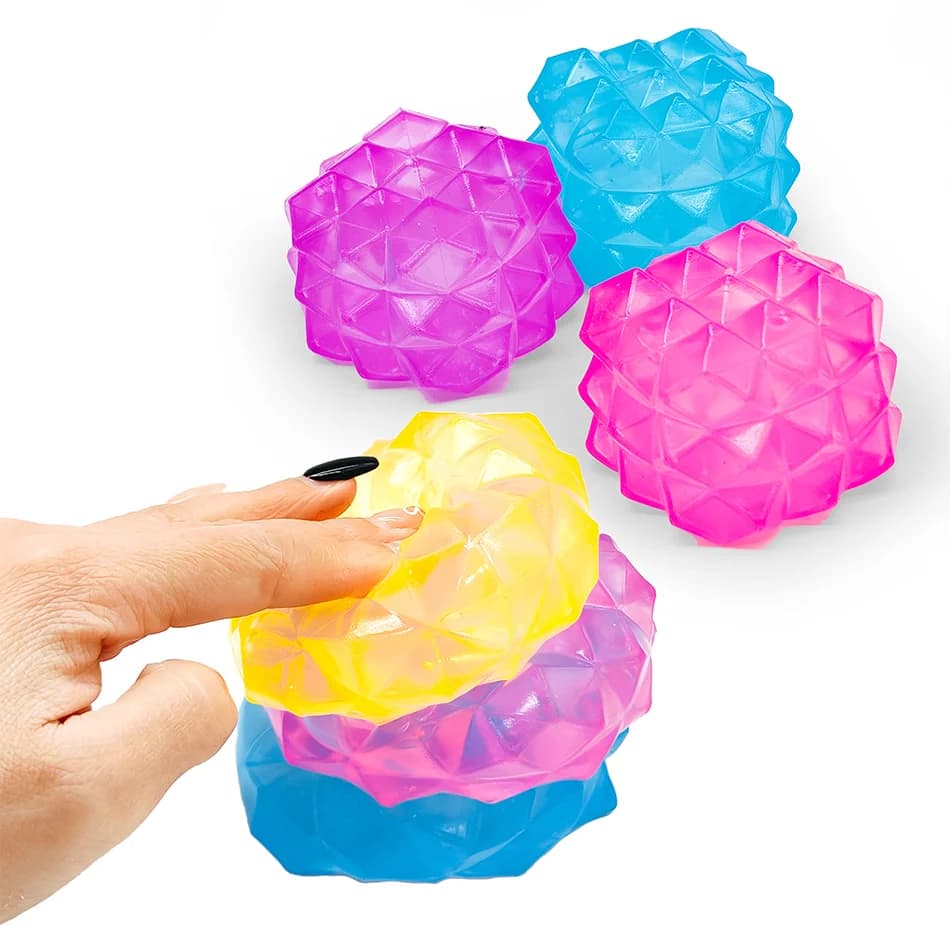 Cubo Squishy Sensoriale a Forma di Diamante, Giocattolo Antistress per Ansia, ADHD, Gadget Calmante per Ufficio e Scrivania