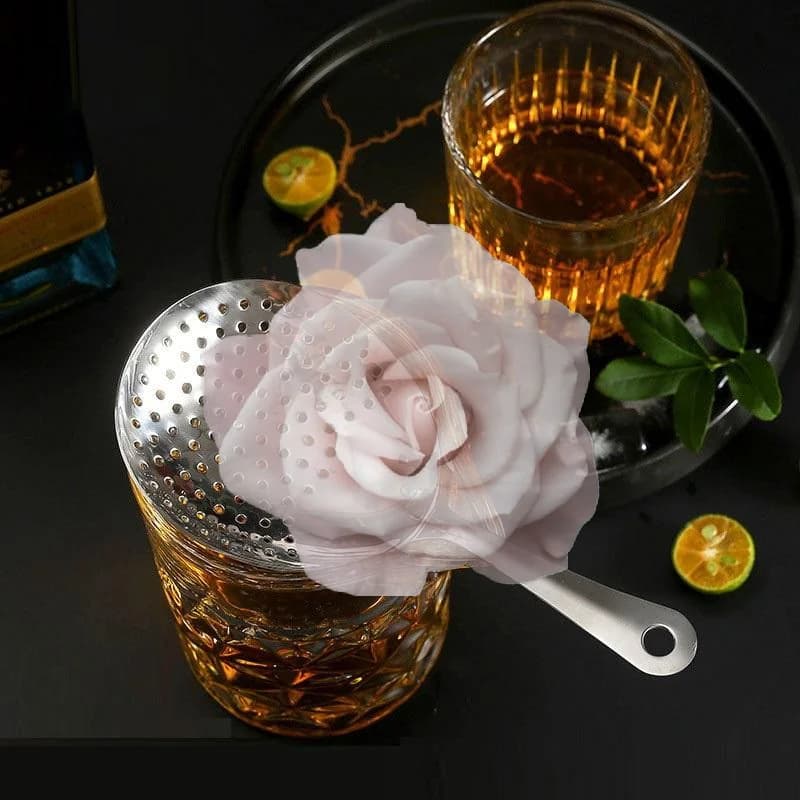 Popular Stainless Steel Cocktail Shaker Ice Strainer Professional Bartender Mixed Drink Bar Tool