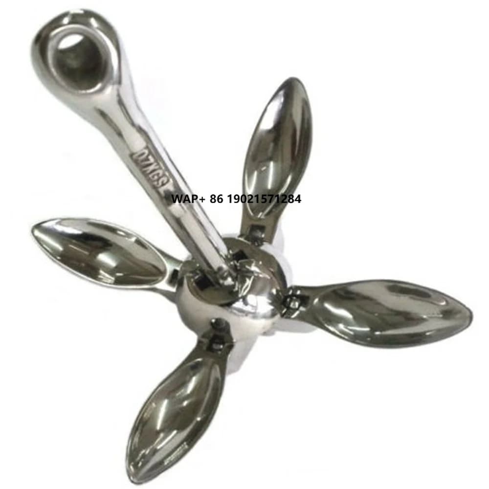 Produttore Accessori metallici per barche personalizzati Ancoraggio marino per navi Parti marine per ancoraggio pieghevole in acciaio inossidabile