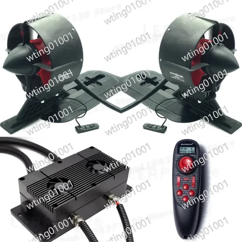 for U92 Pro Double Hair Set 24V Electric Portable Paddle Board Inflatable Boat Fishing Kayak Underwater Thruster High Power