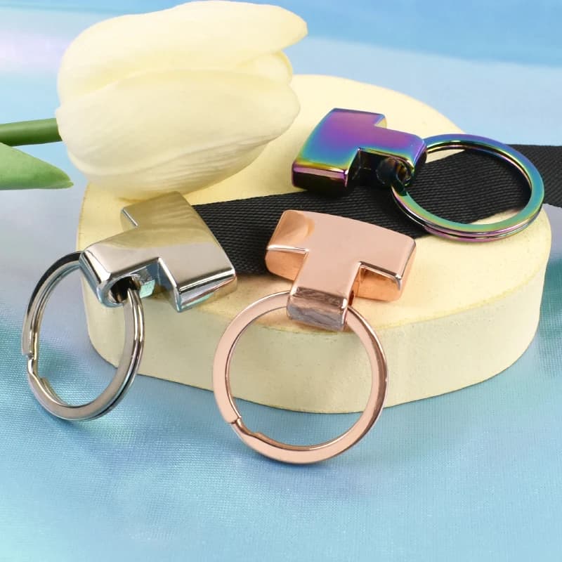 5/10/20 Pezzi Anelli a O in Metallo da 20/25mm, Fermagli per Cinghie Zaino, Moschettoni, Ganci per Portachiavi, Accessori Fai-da-Te
