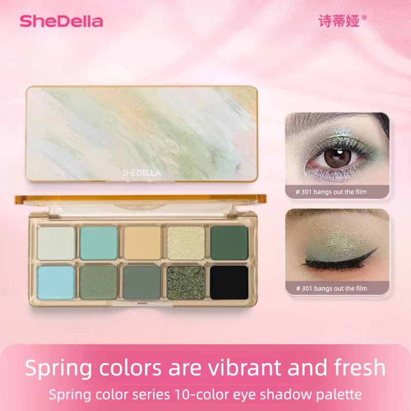 Sitiya Spring Ten Colors Low-saturation Umbrella Fine Shimmer Blue Pink Full Palette Land Tones