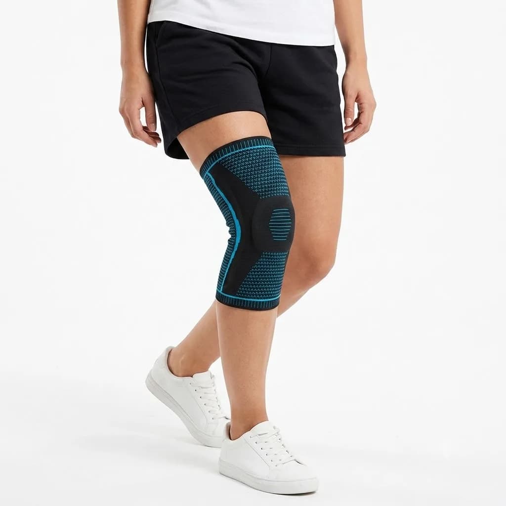 1pcs Honeycomb Knee Protectors for Basketball, Volleyball, And Football - Compression Leg Sleeves And Support Brace