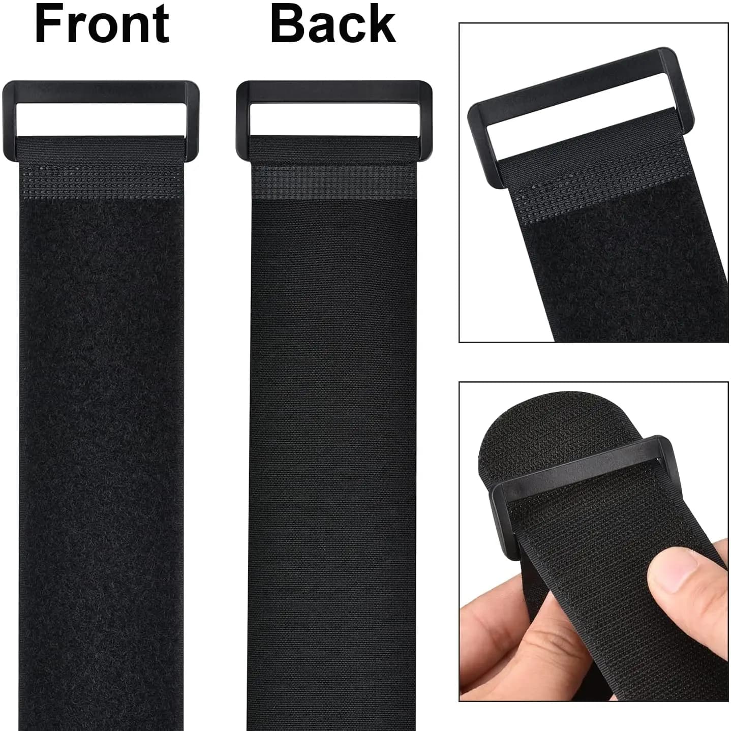 10 Pieces/Pack Magic Sticker Hook And Loop Fastener Nylon Buckle Strap Bandage Buckle Strap Length 15/20/30/40/50cm*Width 2cm