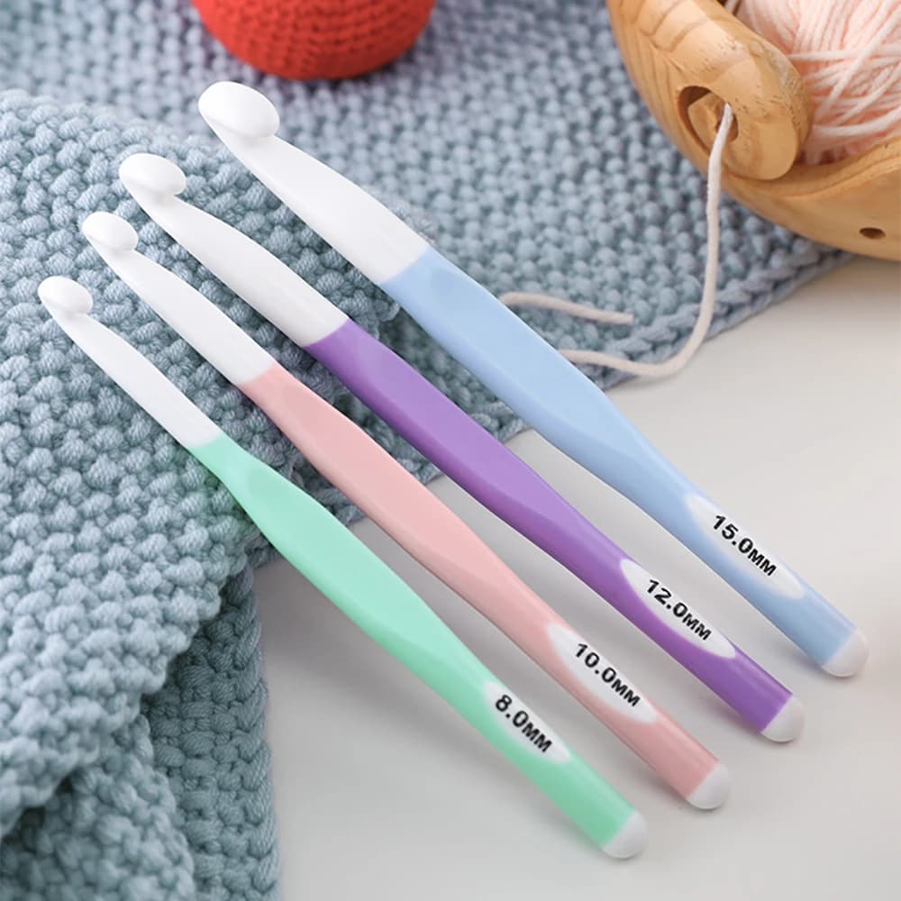 Sewing Crochet Hook Needles Knitted Crochet Hooks For Crochet Knitting Hooks 8.0/10.0/12.0/15.0mm Yarn Sewing Accessories Tools