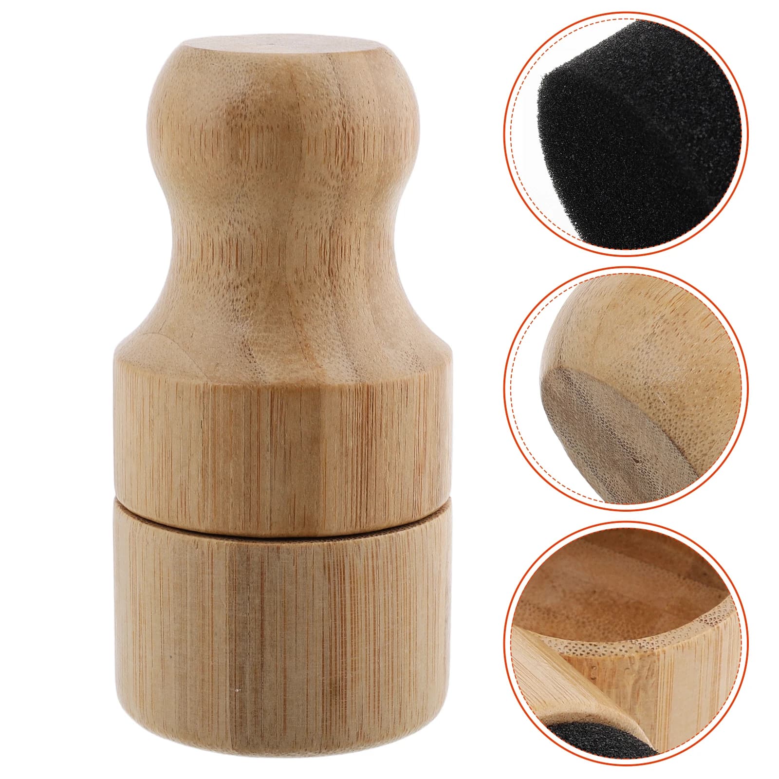 1 Set Tagliere Oil Wax Applicator for Wood Ergonomic Handle Kitchen Oil Sprinkler Storage Gadget for Home Cutting