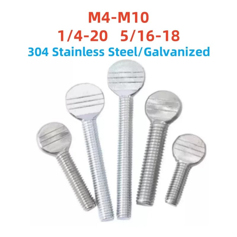 M4 M5 M6 M8 M10 1/4-20 5/16-18 Sprinkled heads for ping pong hand held stainless steel 304 galvanized