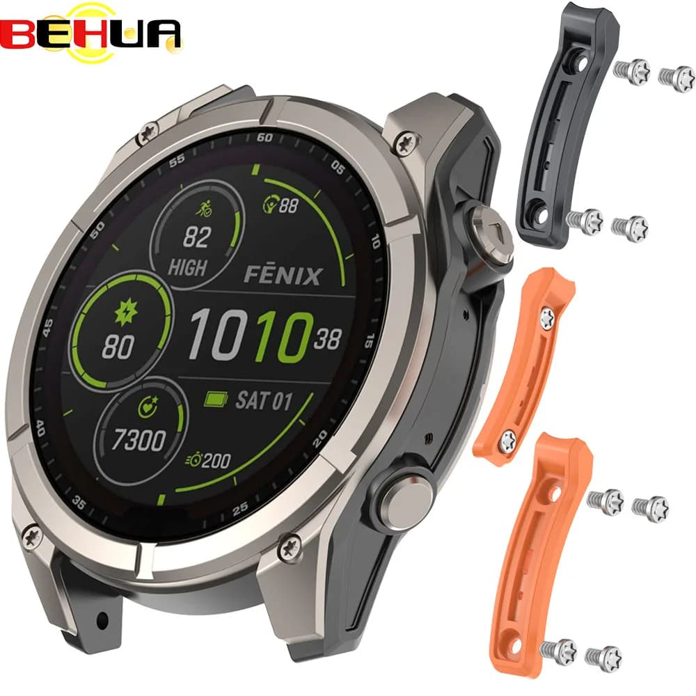 BEHUA Orologio Striscia Anti-collisione Per Garmin Fenix 8Pro AMOLED 47MM/MICROLED 51MM Proteggi Smartwatch Per Garmin Quatix8 47/51MM