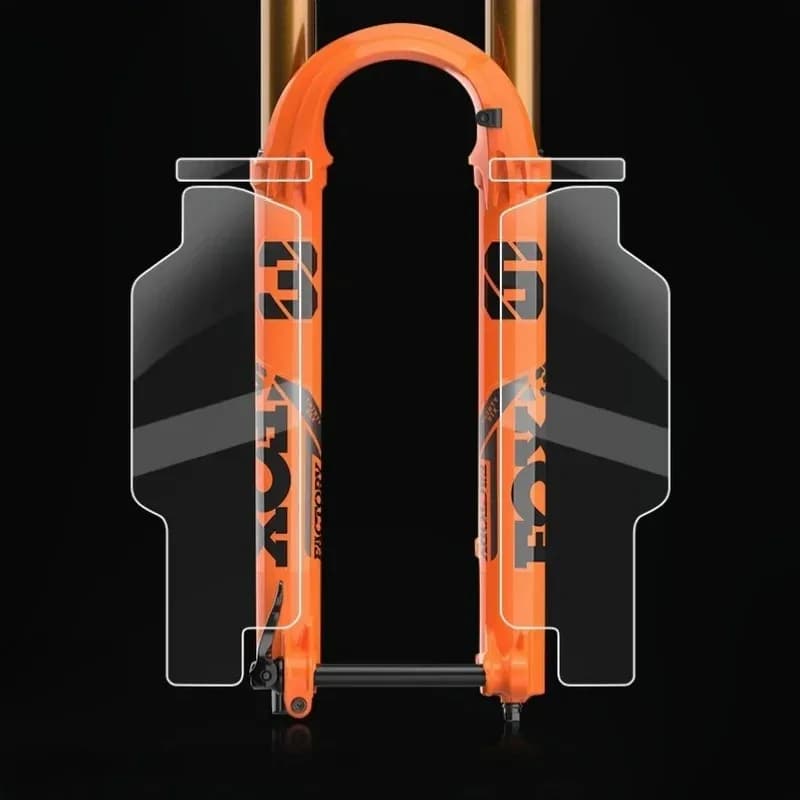 Adesivo protettivo per bici forcella in TPU Pellicola resistente ai graffi Decalcomanie per mountain bike MTB