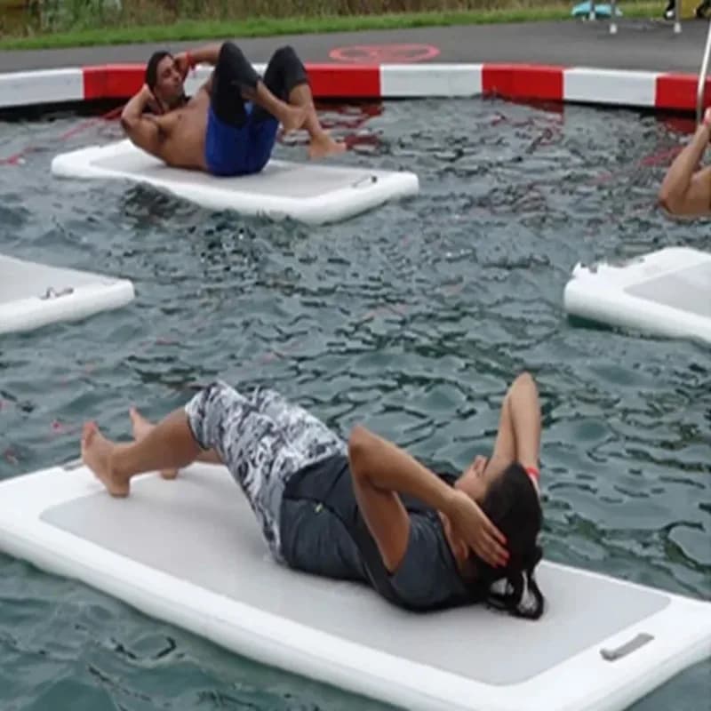 Gymnastics Mat with Yoga Fishing Platform for Leisure, Floating Row, Magic Carpet for Wholesale Water