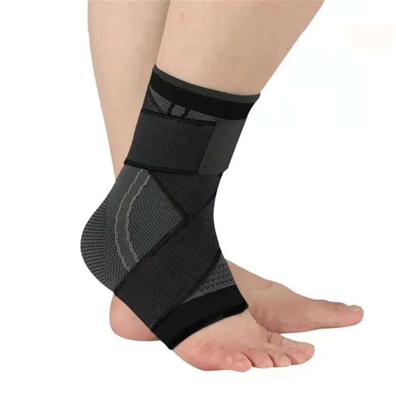 Tutore per caviglia, equipaggiamento protettivo per il piede, cinturino di compressione, maniche, fasciatura elastica, fitness