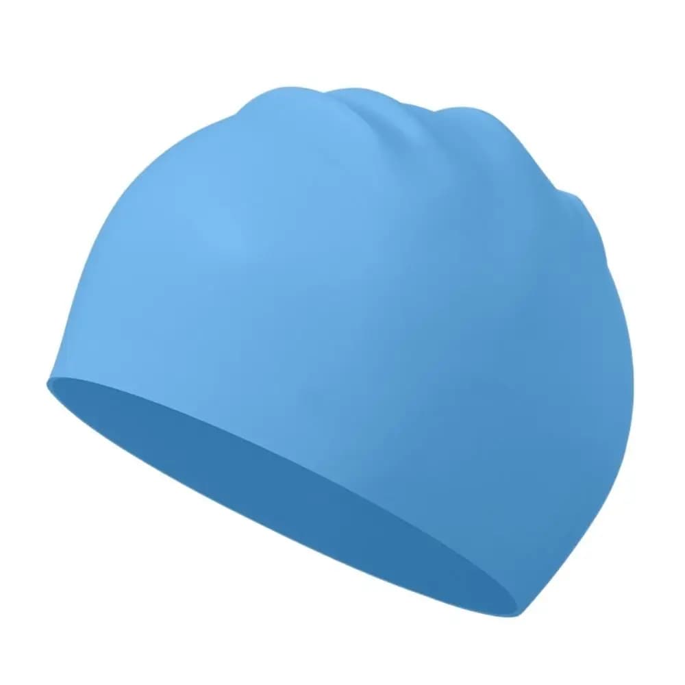 Equipment Swim Pool Solid Color Silicone High Elastic Diving Hat Silicone Swimming Caps Long Hair Large Swim Caps Bathing Caps