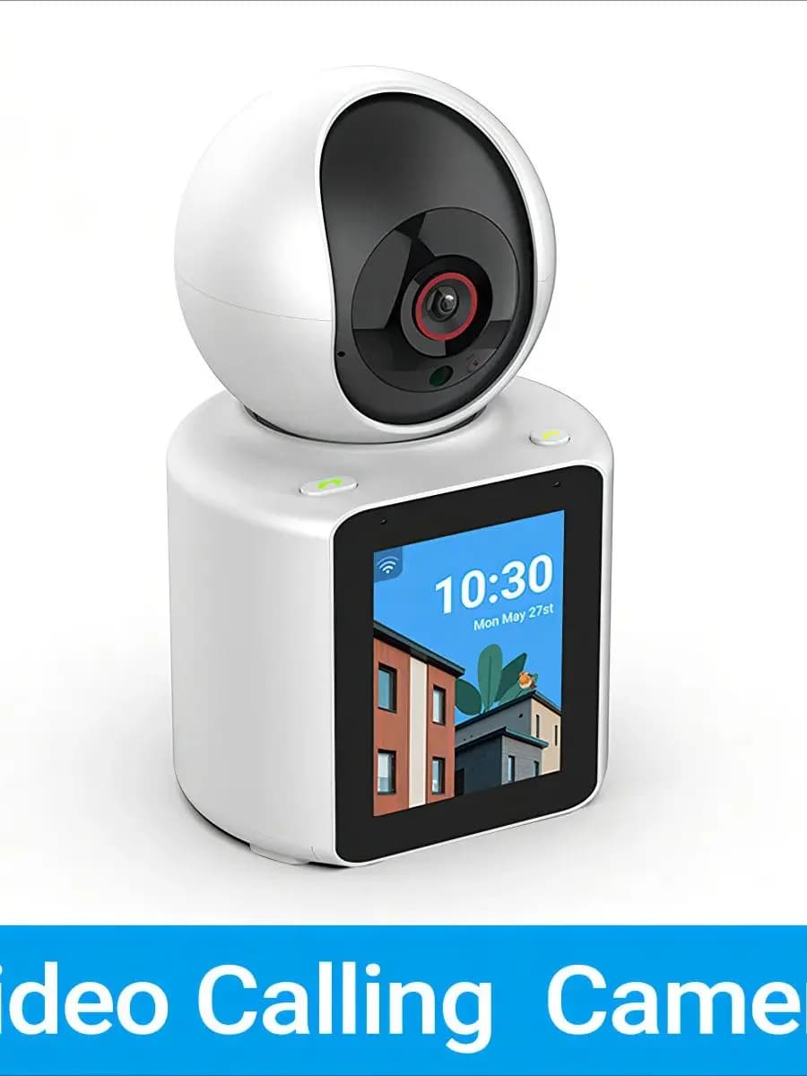 Videochiamate wireless Full HD 3MP Schermo telecamera IP Monitoraggio automatico Mini videocamera di sorveglianza CCTV di sicurezza domestica intelligente per interni