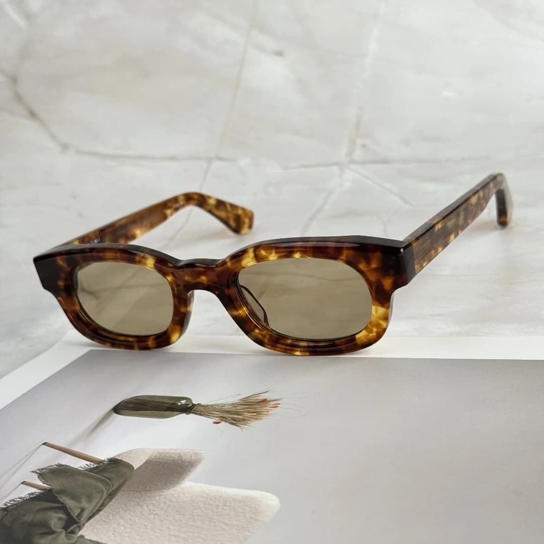 KIZN JMM WHISKEYCLONE Vintage Fashion Sunglasses Luxury Designer Handmade Thick Acetate Frame UV400 Celebrity Style Unisex Eyewe
