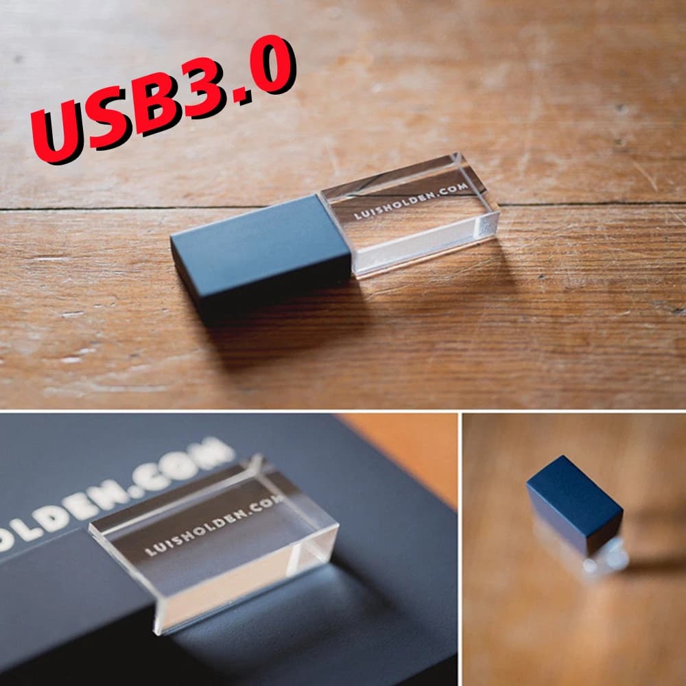 High speed USB 3.0 wrench with free laser engraving LOGO Color Metal Crystal 8 GB 16 GB 32 GB 64 GB 128 GB Memory Stick