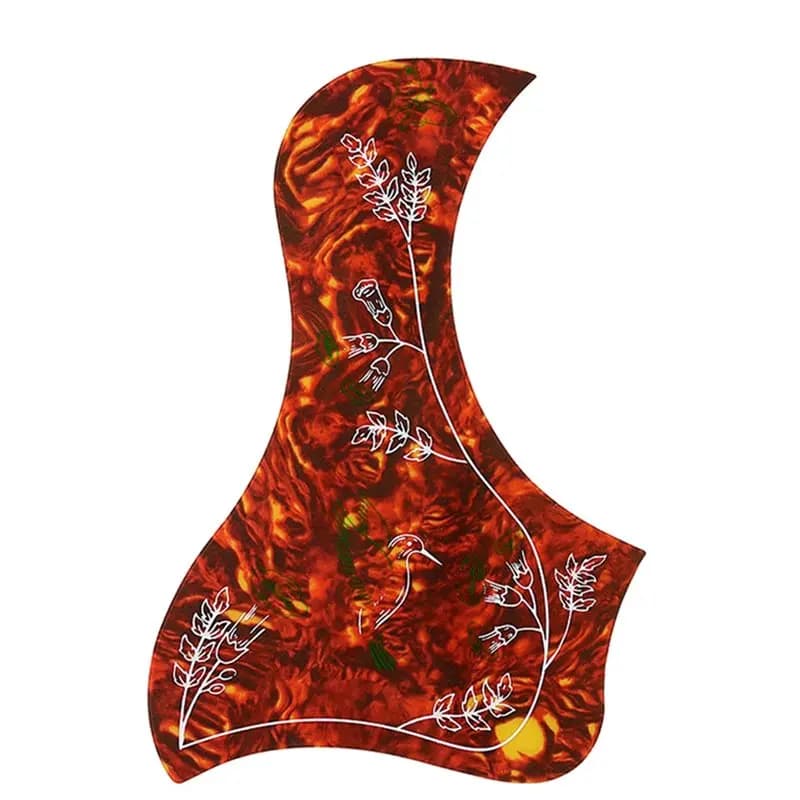 AEB0-Pickguard per chitarra sinistra, autoadesivo, protezione antigraffio per chitarra acustica, ricambio