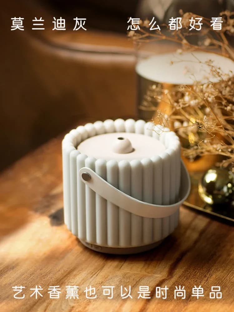 Umidificatore Aromaterapia Umidificatore intelligente Diffusore di aromi ad ultrasuoni portatile Umidificatore wireless Diffusore per camera da letto