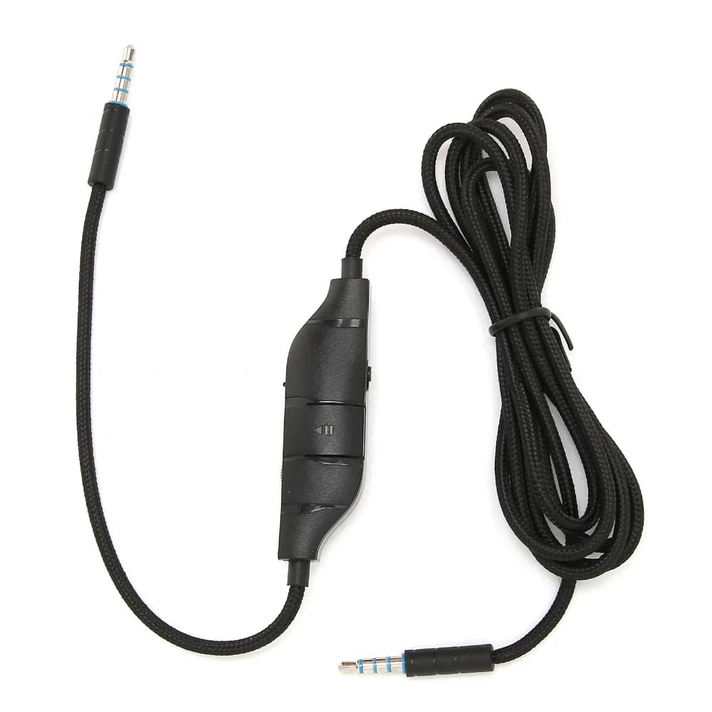 3.5mm to 3.5mm Gaming Headset Cable with Volume and Microphone Control Audio Cable for Logitech G633/G635/G933/G935