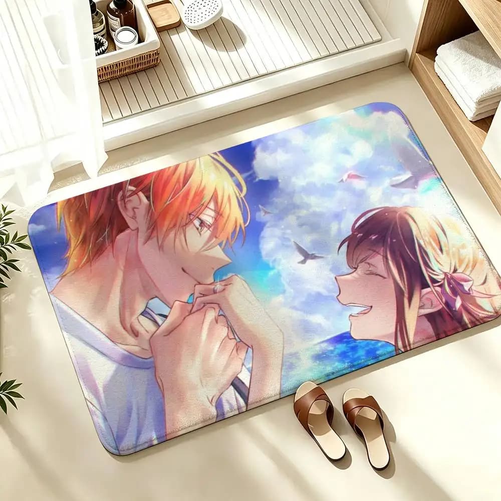 COOL S-Shoujo Fruits B-Basket Soft Absorbent Decorative Floor Mat for Bathroom Entryway Living Room