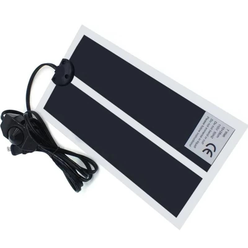 Tappetino Riscaldante per Animali Domestici 5W/7W/14W/20W, Coperta Elettrica per Rettili con Spina US/EU, Controllo Temperatura Regolabile, Tappetino Incubatore, Strumenti