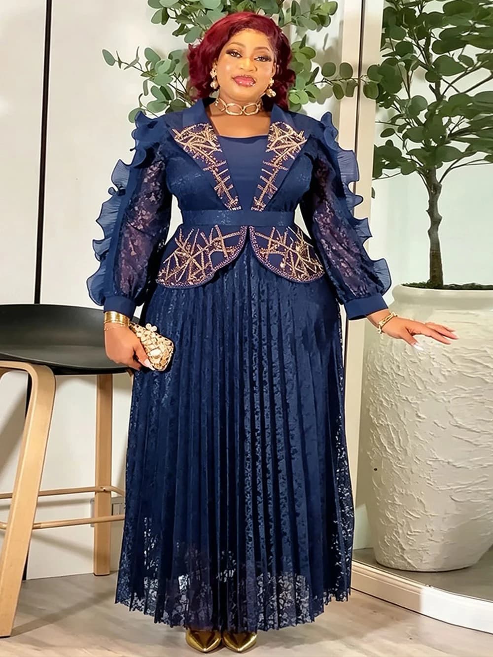 Eleganti Abiti Lunghi da Donna Primavera Estate 2026, Vestiti Plissettati Maxi per Matrimoni, Feste, Balli, Serate e Compleanni