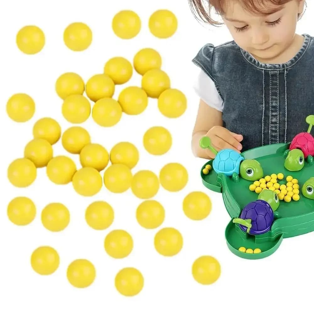 Gioco da Tavolo Tartarughe Mangiano Fagioli, Gioco Educativo Portatile Tartaruga Affamata, Gioco da Tavolo Montessori Multigiocatore