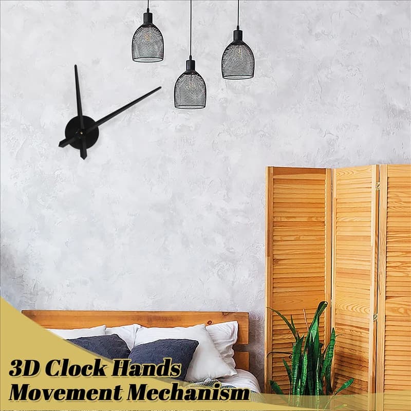 ABAH-3D watch hands, large DIY watch movement mechanism needles, replacement of wall accessories parts