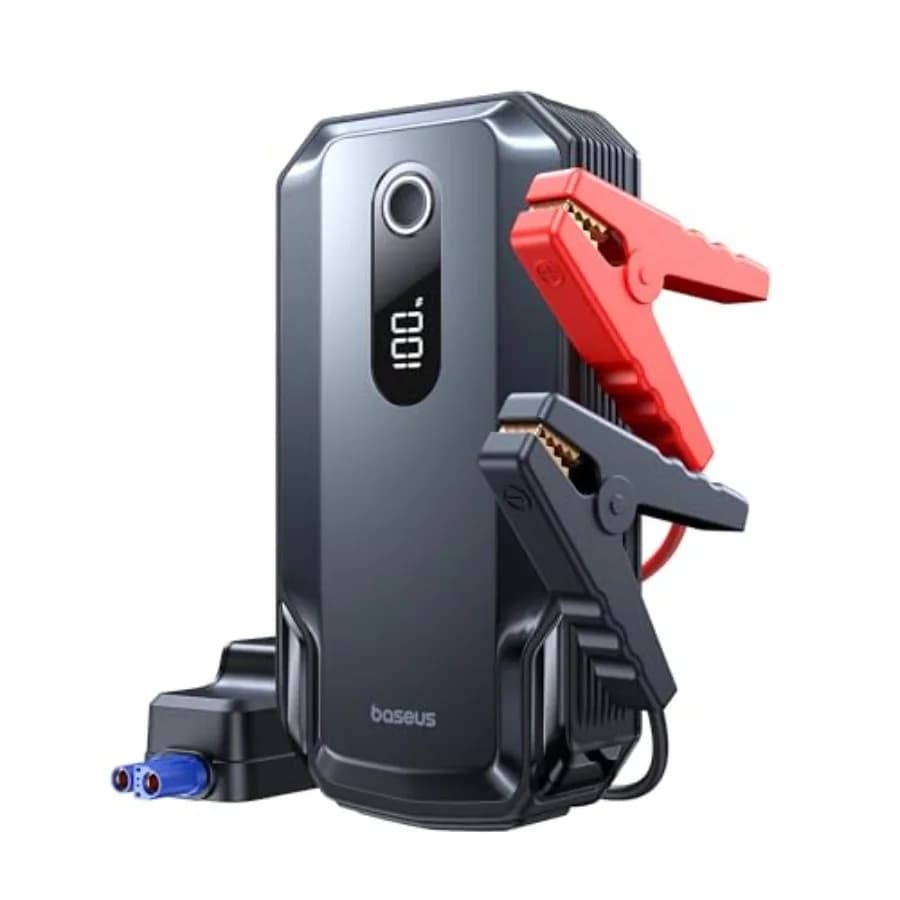 Avviatore di Emergenza 8000A 20000mAh, Batteria Portatile per Auto 12V, Avviatore 5 in 1 con Ricarica Rapida 30W e L