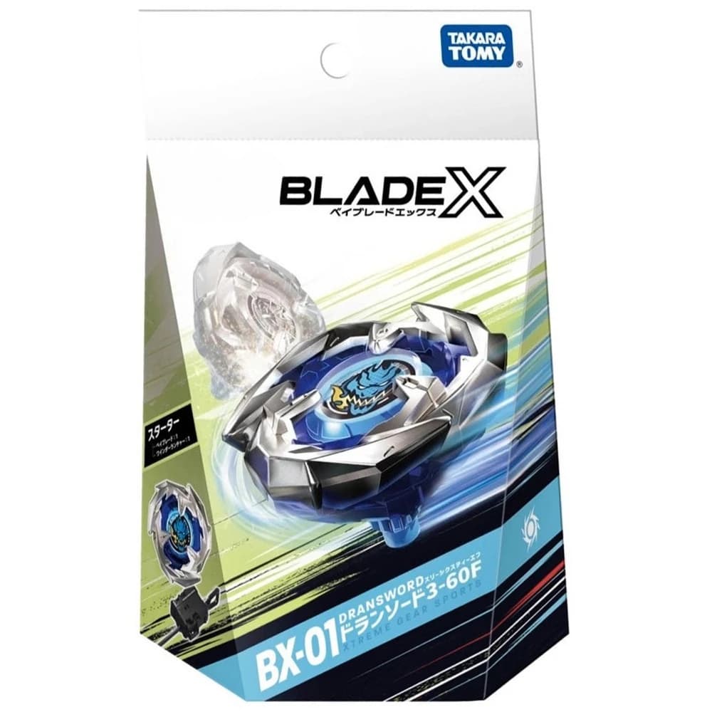 Takara Tomy Bey X BX-01 Starter Dran Sword 3-60F Blade CARD GAME