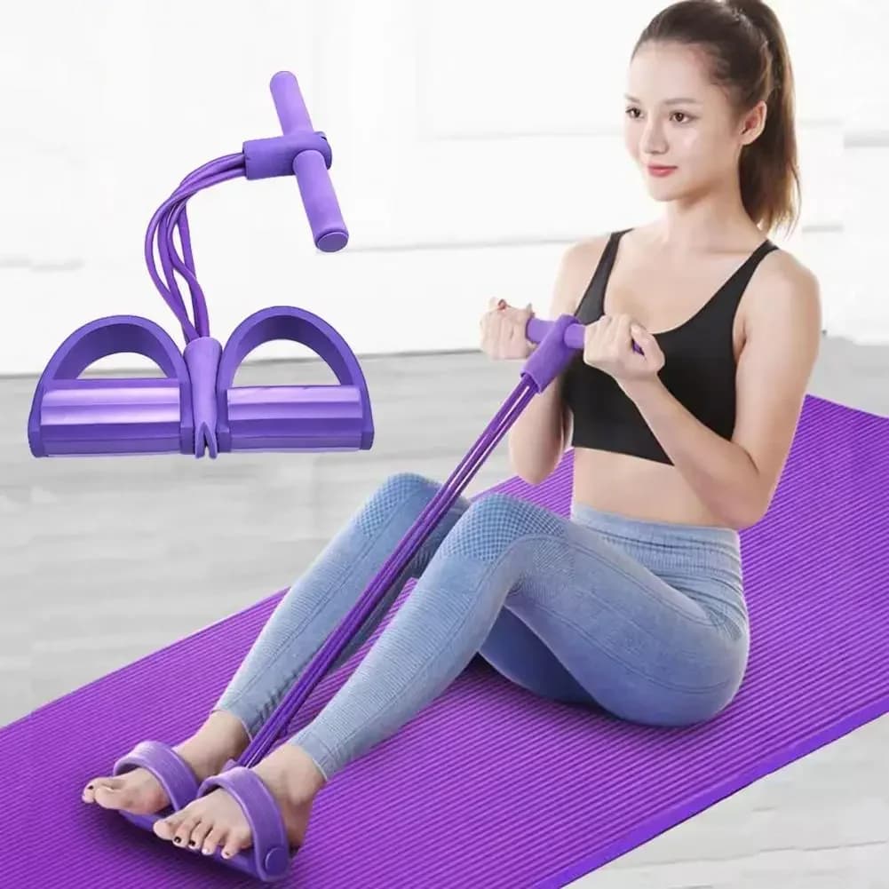 Voltage cord with anti-slip handle Fitness equipment with resistance band for portable yoga pedal extractor