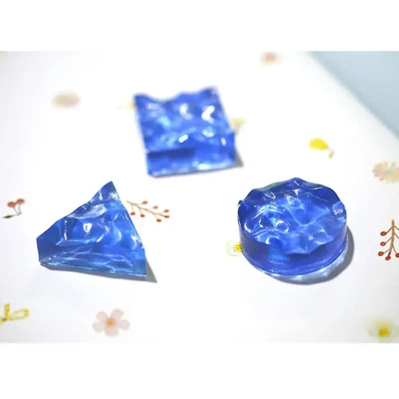 Stampo in resina a onda marina di alta qualità 2026, stampo in silicone per resina epossidica a effetto onda d'acqua, kit stampi per gioielli in resina con fiori secchi