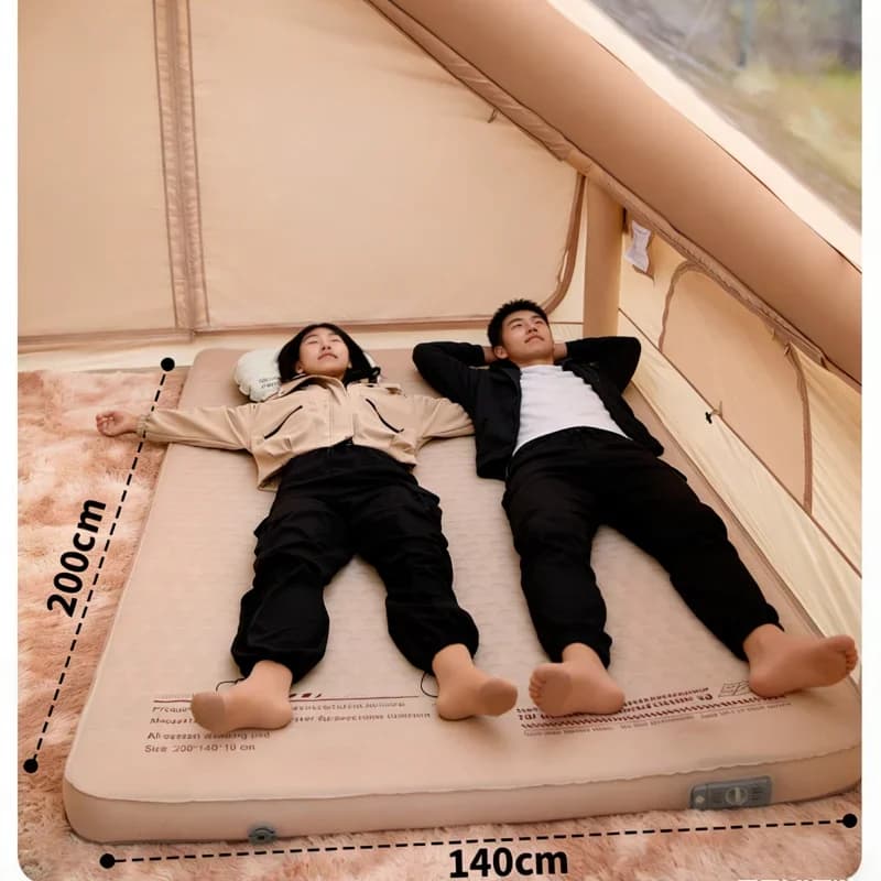 Mountainhiker Inflatable Camping Mat 10CM Height Improved Edition with Transport Bag