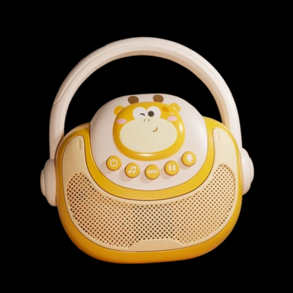 Macchina Karaoke Wireless per Bambini con Funzione di Registrazione, Luci e Musica, Intrattenimento Musicale