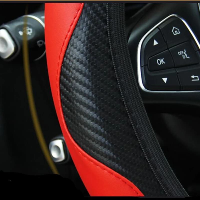 Car Accessories Carbon Fiber PU Leather Cover for Abarth 595 Seat Opel Insignia Smart Fortwo 450 Accessories